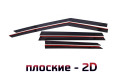 2D Дефлектор окон - MITSUBISHI OUTLANDER 2021-2024г.в. (IV)
