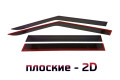 2D Дефлектор окон - SKODA YETI 2009-2018г.в. (I, I рестайлинг)