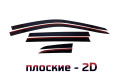 2D Дефлектор окон - SUBARU FORESTER 2018-2022г.в. (V, V рестайлинг)
