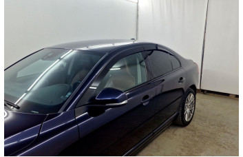 2D Дефлектор окон - VOLVO S80 2006-2016г.в. (II, II рестайлинг, II рестайлинг-2)