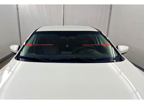 Дефлектор лобового стекла ПРЕМИУМ - MAZDA 3 2013-2019г.в. (III, III рестайлинг) 