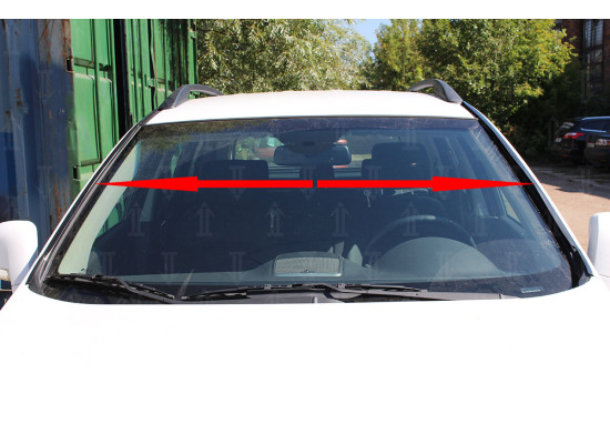 Дефлектор лобового стекла Стандарт - CHEVROLET CAPTIVA 2011-2015г.в. (I рестайлинг, I рестайлинг-2) с рейлингами / без