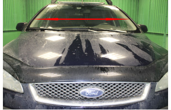 Дефлектор лобового стекла Стандарт - FORD FOCUS 2005-2008г.в. (II) с рейлингами / без