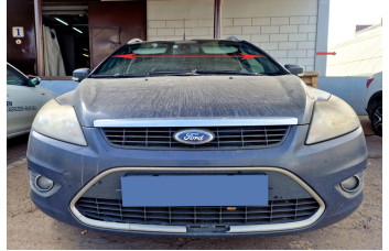 Дефлектор лобового стекла Стандарт - FORD FOCUS 2008-2011г.в. (II рестайлинг) - Универсал (с рейлингами)