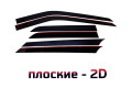 2D Дефлектор окон - FORD EXPLORER 2011-2019г.в. (V, V рестайлинг, V рестайлинг-2)
