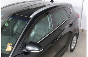 2D Дефлектор окон - HYUNDAI TUCSON 2015-2021г.в. (III, III рестайлинг)