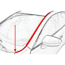 Дефлектор лобового стекла Стандарт - HYUNDAI I30 2012-2015г.в. (II)