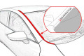 Дефлектор лобового стекла Стандарт - HYUNDAI SANTA FE 2006-2012г.в. (II, II рестайлинг)