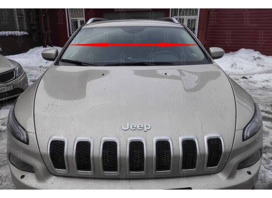 Дефлектор лобового стекла Стандарт - JEEP CHEROKEE 2014-2018г.в. (V)