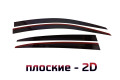 2D Дефлектор окон - RAVON R2 2016-2024г.в. (I, I рестайлинг)