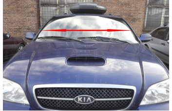 Дефлектор лобового стекла Стандарт - KIA CARNIVAL 1998-2006г.в. (I, I рестайлинг)