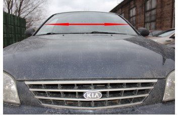 Дефлектор лобового стекла Стандарт - KIA SPECTRA 2004-2011г.в. (II)