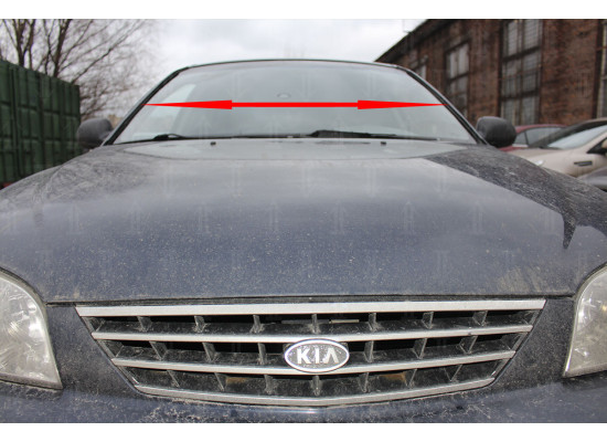 Дефлектор лобового стекла Стандарт - KIA SPECTRA 2004-2011г.в. (II)