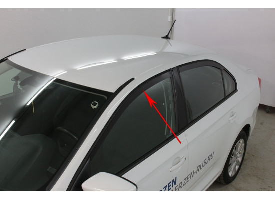 2D Дефлектор окон - VOLKSWAGEN POLO 2020-2024г.в. (VI)
