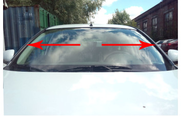 Дефлектор лобового стекла Стандарт - NISSAN ALMERA 2012-2019г.в. (III)