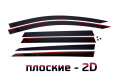 2D Дефлектор окон - NISSAN TERRANO 2014-2024г.в. (III)