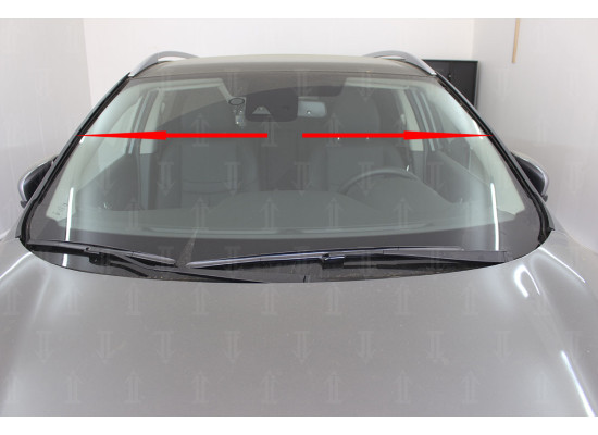Дефлектор лобового стекла Стандарт - NISSAN QASHQAI (J11) 2013-2024г.в. (II, II рестайлинг) с рейлингами / без