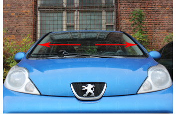 Дефлектор лобового стекла Стандарт - PEUGEOT 107 2005-2014г.в. (I, I рестайлинг, I рестайлинг-2)