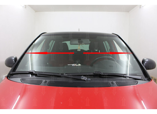 Дефлектор лобового стекла Стандарт - SKODA FABIA 2007-2015г.в. (II, II рестайлинг)